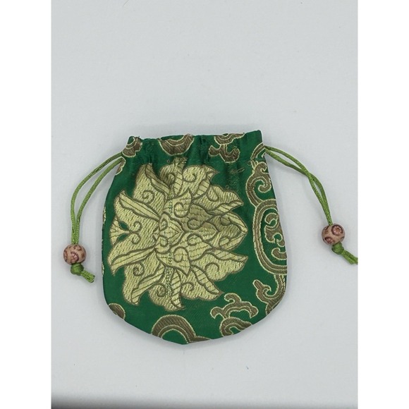 The Unbranded Brand Other - Elegant  Silk Jewelry‎ Pouch with Chinese Embroidery - Ideal for Travel